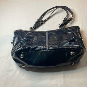 Coach Vintage Navy Blue Purse.